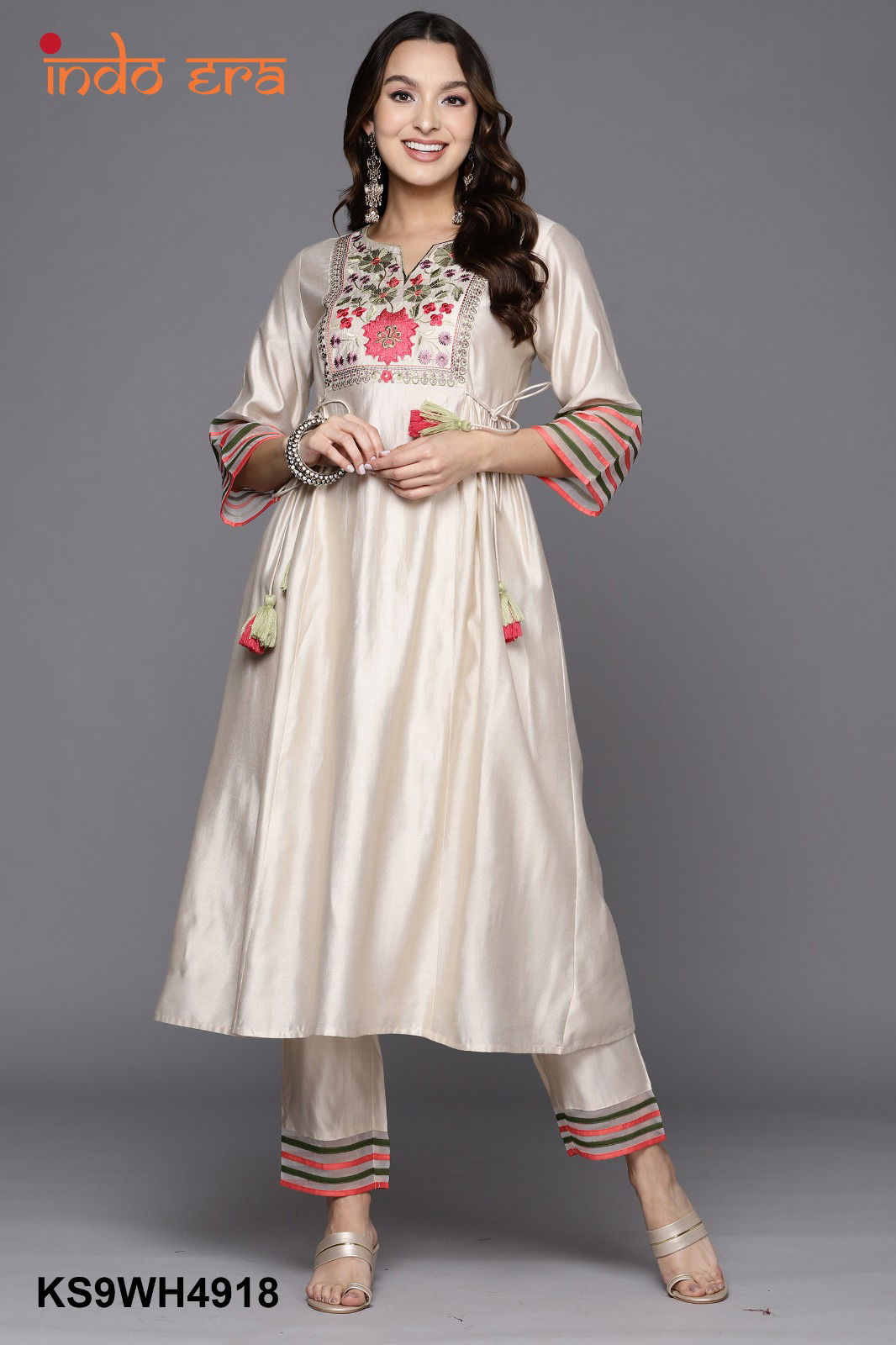 Indo Era 2404 Embroidery Kurti With Bottom Wholesale Market in Surat
